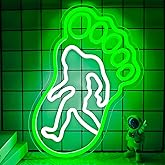 Ajoyferris Bigfoot Neon Sign Sasquatch Neon Lights Dimmable Big Foot Sasquatch Neon Light Funny Bigfoot Gifts for Men Light Up Sign for Man Cave Garage Decor