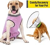 HEYWEAN Dog Recovery Suit Spay Bodysuit After Surgery for Dogs view 5
