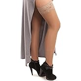 ITA-MED Sheer Thigh High Compression Stockings for Women, 20-30 mmHg Medical Compression Socks, Closed Toe