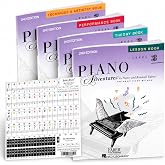 Piano Adventures Level 3B 4 Books Learning Set By Nancy Faber | Lesson, Theory, Performance, Technique &amp; Artistry Books, Juliet Music Piano Keys 88/61/54/49 Full Set Removable Sticker