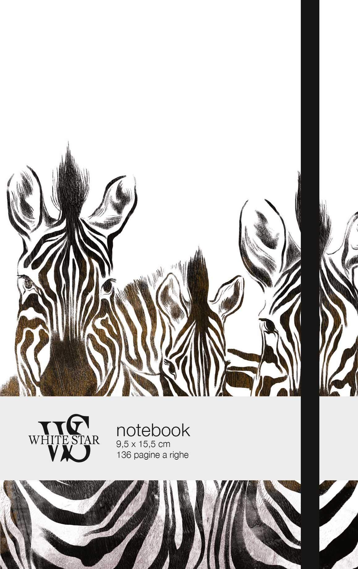 EDIZIONI WHITE STAR Zebra Notebook