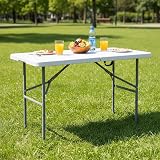 Denny International Trestle Table 4ft Indoor Outdoor Folding Heavy Duty view 2