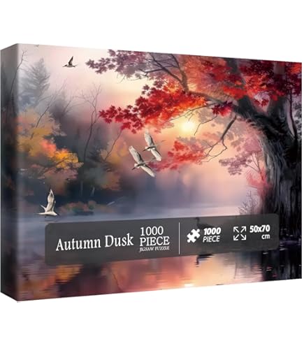 Amazon.com: Queenie® Stained Art 1000 Piece Autumn Golden