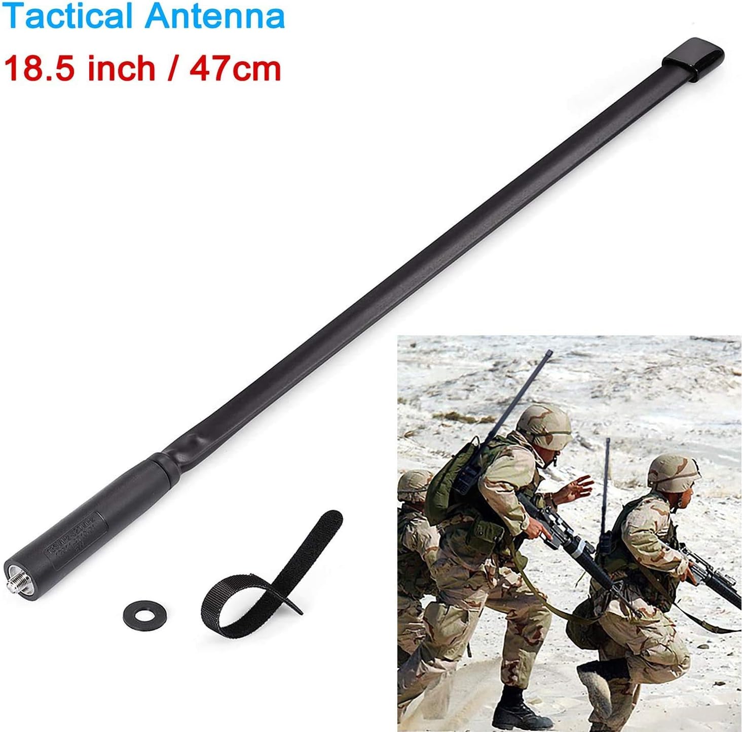 Bingfu Dual Band VHF UHF 136-520MHz 18.5 inch Foldable CS Tactical SMA Female Ham Radio Antenna for Kenwood Wouxun Baofeng BF-F8HP UV-5R UV-82 BF-888S GT-3 Handheld Ham Two Way Radio Walkie Talkie: Home Audio & Theater