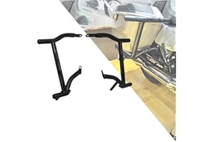 HDBUBALUS Motorcycle Saddle Bag Guards Crash Bars Fits for Harley Touring Street Glide Road King Electra Glide Black (for 199