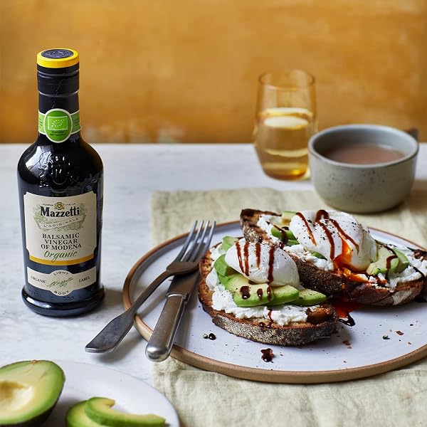 MAZZETTI L’ORIGINALE ORGANIC BALSAMIC VINEGAR OF MODENA, ORGANIC & AGED, 3 LEAF, 8.45 OUNCE