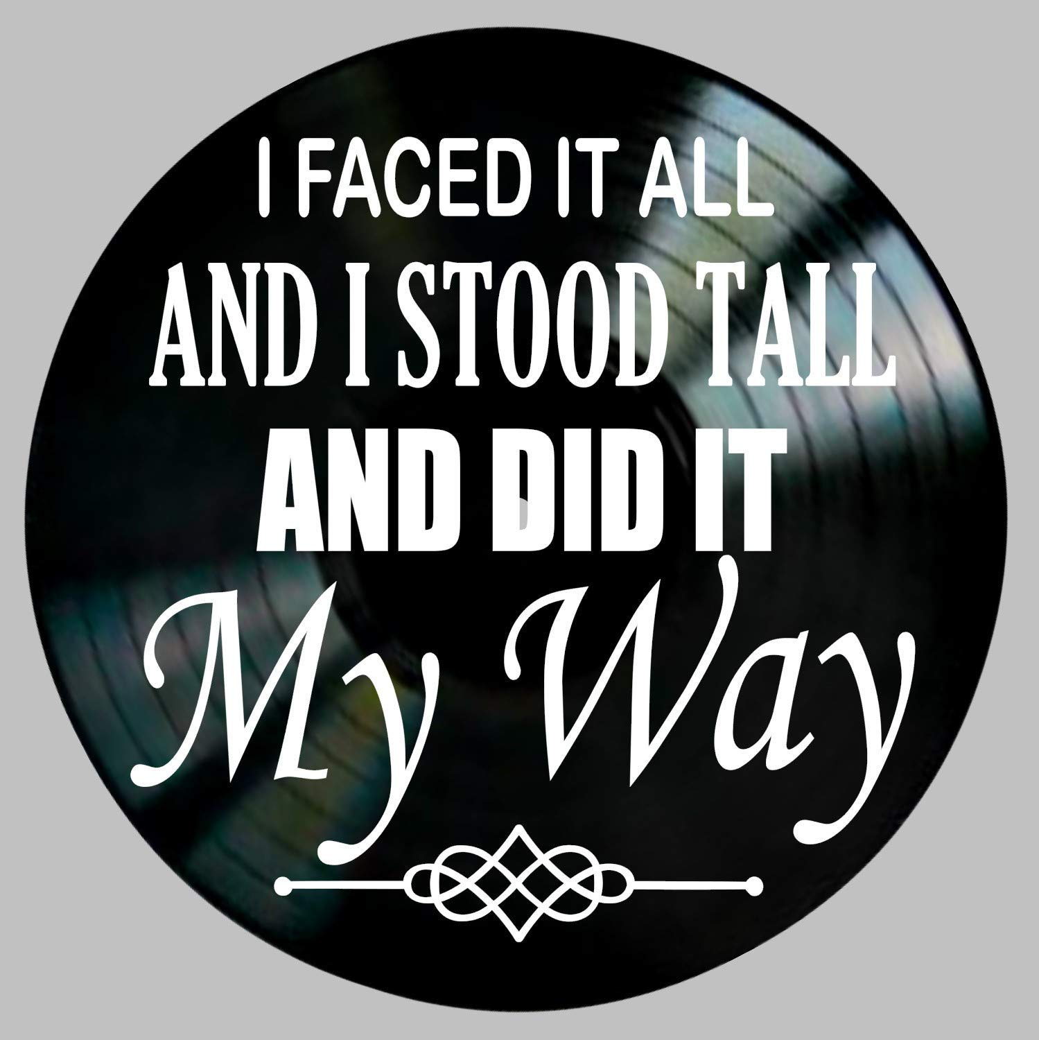 Antiquitaten Kunst Go Your Own Way Vinyl Record Song Lyric Quote Print Cotrans Re