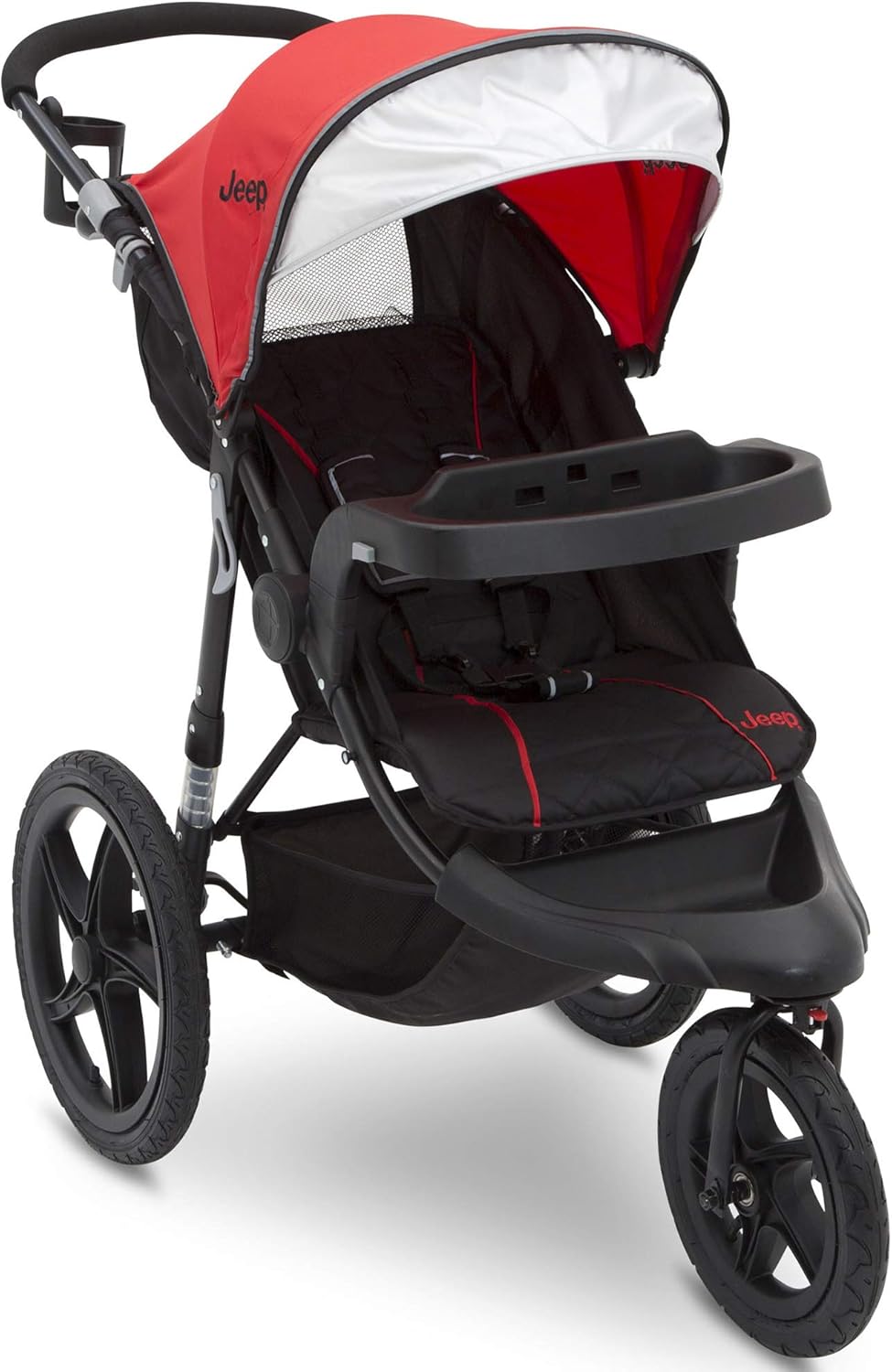 red bob stroller