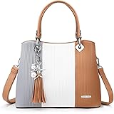 Pomelo Best Sac à Main Femme En PU Cuir, Design En Forme De V Ajustable