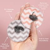 Magnitone Wipe Out Swipes Microfibre Makeup Removal Pads 6 Pack Eco Friendly view 3
