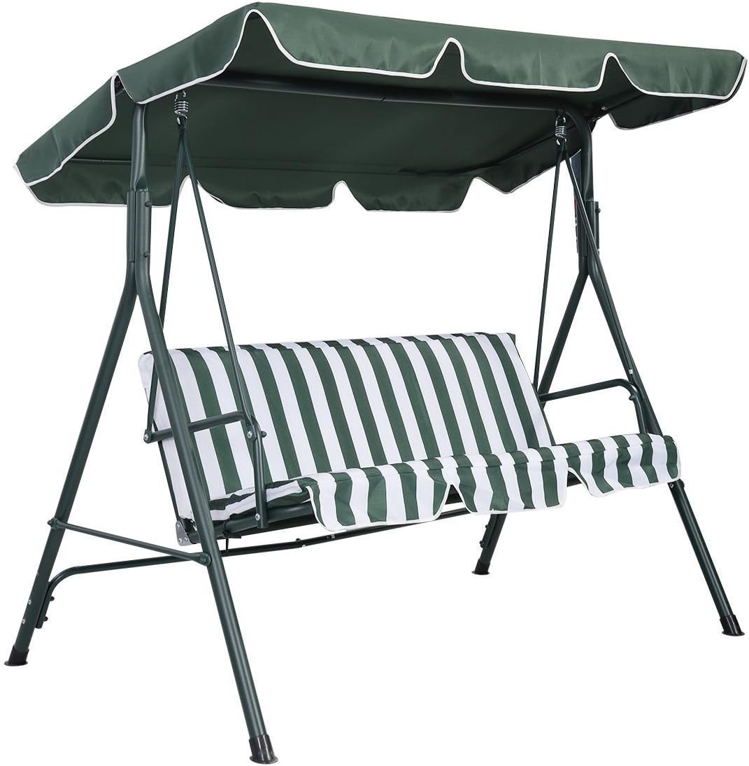 Barre Di Ricambio Per Dondolo Da Giardino (2 Pezzi) - Aste Rettangolari In Metallo Bronzo, 90cm, Per Appendere L'Altalena Al Telaio