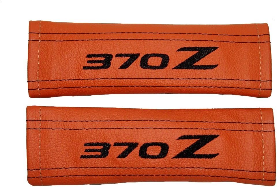 The Ltd 2 x Seat Belt Covers Pads Orange
