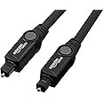 Amazon Basics Digital Optical Audio Toslink Cable for Sound Bar, TV - 6 Feet (1.8 Meters)