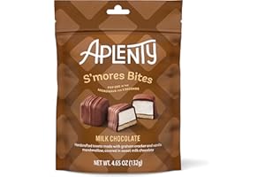 Amazon Brand, Aplenty Milk Chocolate S'mores Bites, 4.65 Oz
