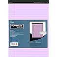 Cambridge Limited Perforated Writing Pad, 8.5 X 11 Inches, Wide Ruled, 50 Sheets, Orchid, 3/Pack (59810) Orchid