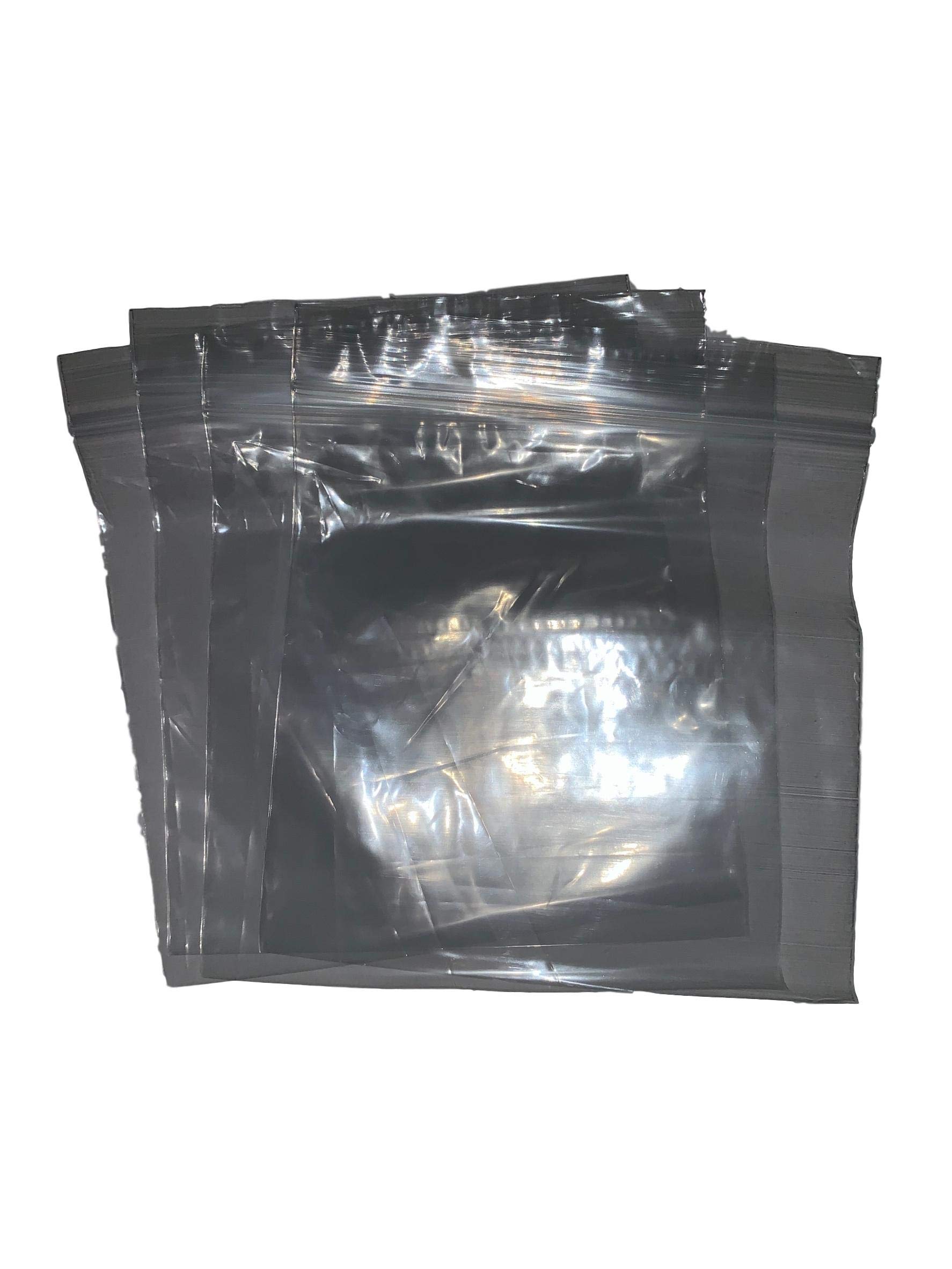 Packitsafe 1000 Grip Seal Bags 4.5x4.5 Inch Clear Plastic Polythene Resealable Grip Press Seal Lock Packing Packaging 112x112mm Small S5-100