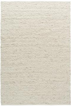 TISCA Teppich aus Schurwolle LIV Natur (Verschiedene Größen) 70 x 130 cm