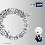 GROHE VitalioFlex Metal Shower Hose 1.5 m Chrome 22108000 G 1/2'' x 1/2'' view 2