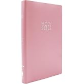 NIV, Gift and Award Bible, Leather-Look, Pink, Red Letter, Comfort Print