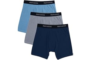 Fruit of The Loom Mens Breathable Cotton Mesh Assorted Boxer BriefBoxer Briefs