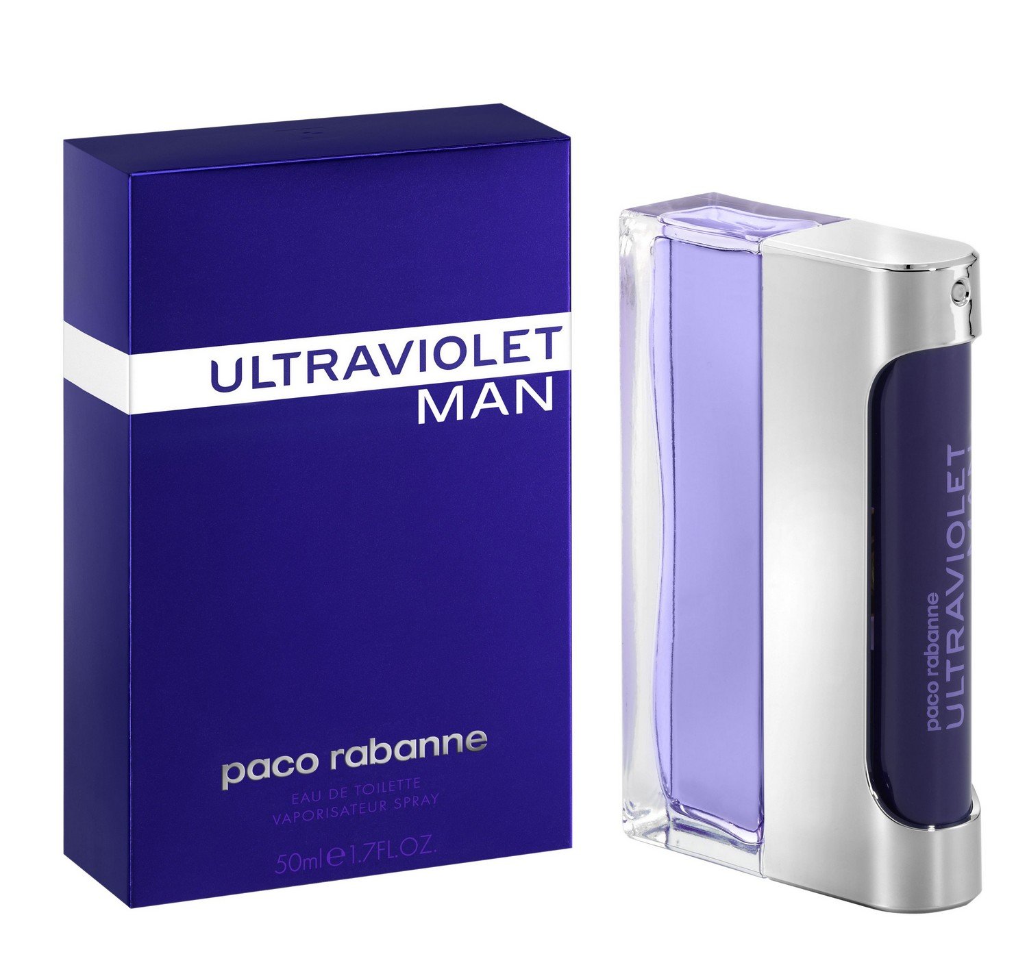 Ultraviolet by Paco Rabanne Eau De Toilette For Men, 50ml