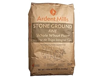 Whole Wheat Fine Stone Ground Flour 50 Lbs Amazon In Grocery Gourmet Foods