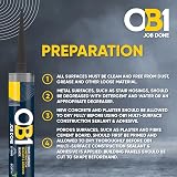 OB1 Black Multi-Surface Sealant & Adhesive Hybrid Technology 290ml view 2