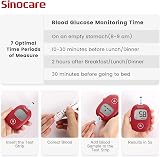sinocare Safe AQ Blood Glucose Test Strips 100 pcs No Lancing Device view 5