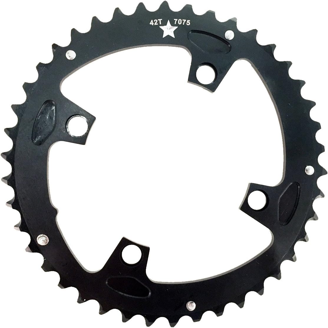 USA Made 104mm BCD 4-Bolt SharkTooth Pro Mountain Chainring MADE IN USA- NEW 2017 model