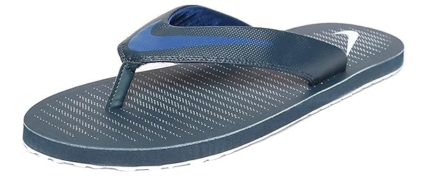 nike slippers blue