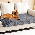 Smiry Waterproof Dog Blanket, Reversible Dog Bed Cover Pet Blanket, Soft Pet Couch Covers for Sofa Washable, Bed Couch Sofa Furniture Protector for Puppy Cat Kids (30"x70", Grey/Dark Grey)