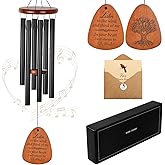 Wind Chimes for Outside Deep Tone Large Aluminium Windchimes Outdoors Patio Decor Memorial Wind Chime for Loss of Loved One Bereavement Memorial Gifts Sympathy Wind Chimes Unisex Gift Garden Decor