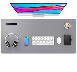 Aothia Leather Desk Pad Protector, Mouse