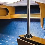 PartyKindom RV Table Base Mount w/ Screws Camper Aluminum Flush Bracket 12 Holes view 8