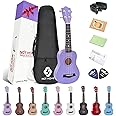 MORSE Soprano Ukulele Beginner Kit - 21 Inch Mahogany Uke With Gig Bag, Tuner & Accessories