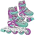 Roller Derby Falcon 2-in-1 Combo Quad and Inline Skates for Kids, Adjustable Sizing