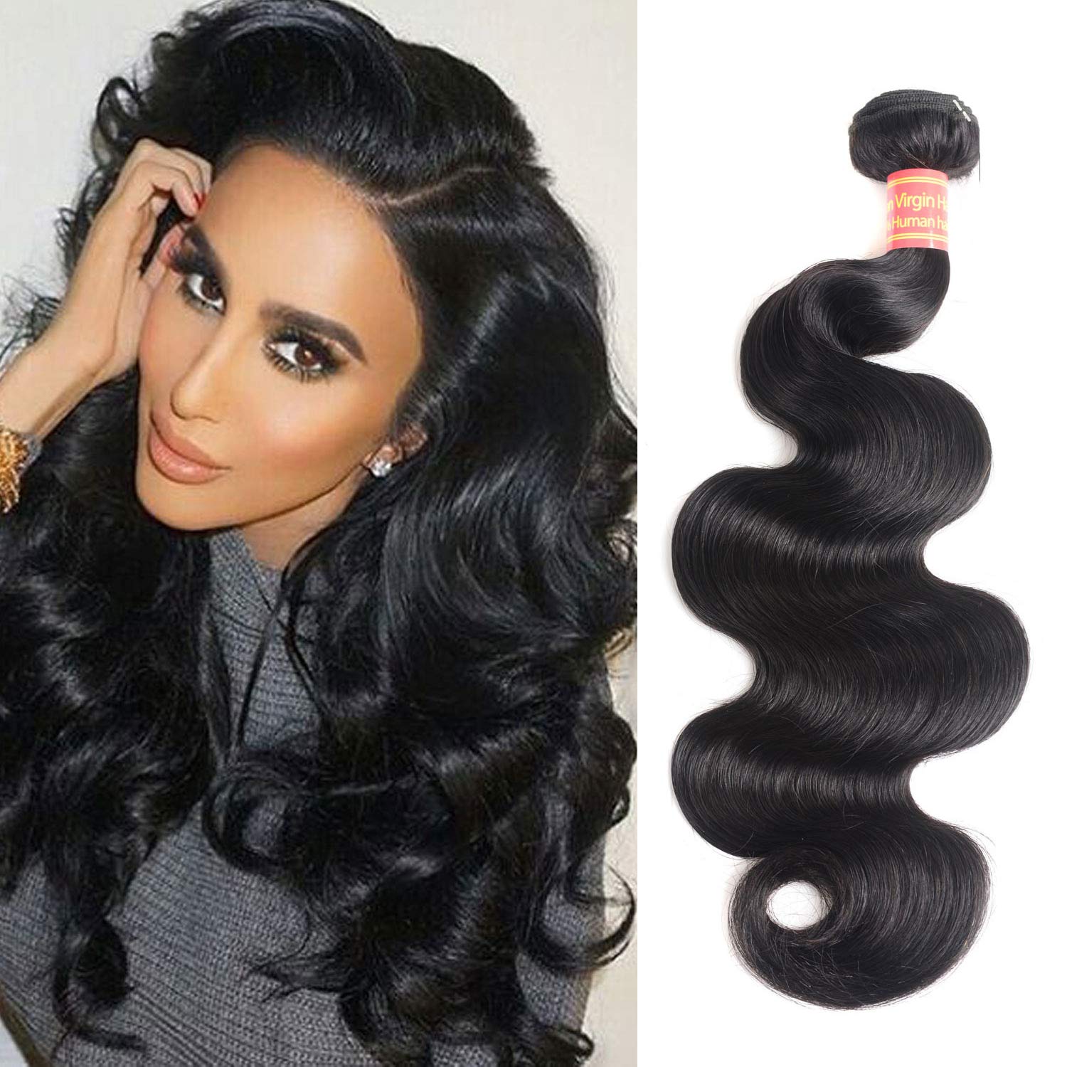 Yixiang 10a Brazilian Virgin Hair Body Wave One Bundle 100