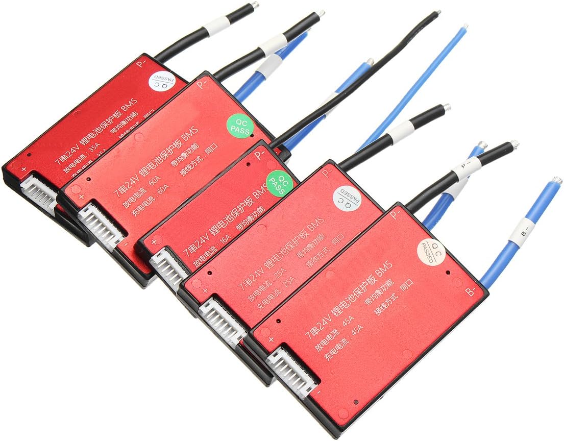 CoCocina 24V 7S 16/25/35/45/60A BMS PCB PCM Battery Protection Board for Ebike Electric Bicycle - 45A