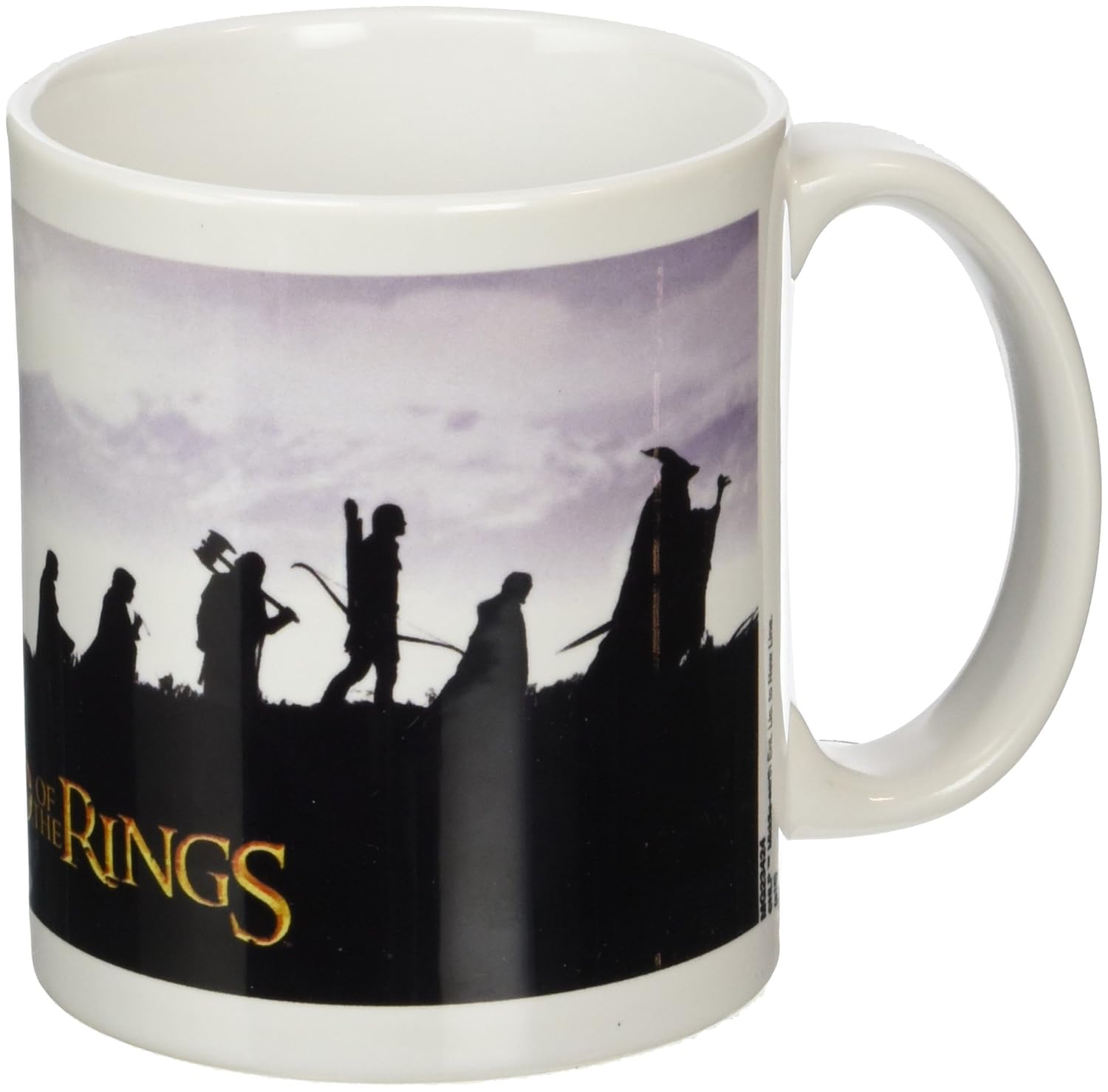 The Lord Of The Rings MG23424 Fellowship Mug, Ceramic, MultiColour Amazon.co.uk Kitchen & Home