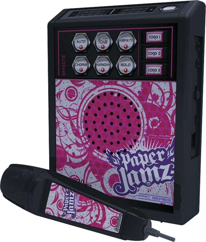 Paper Jamz Rock Girl Pro Microphone (Pink)