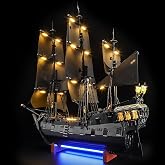 BRIKSMAX Light Kit Designed for LEGO Captain Jack Sparrow's Pirate Ship | Icons 10365 - Warm lighting showcases every detail - Elegant home d&eacute;cor - Premium display piece - Model not included