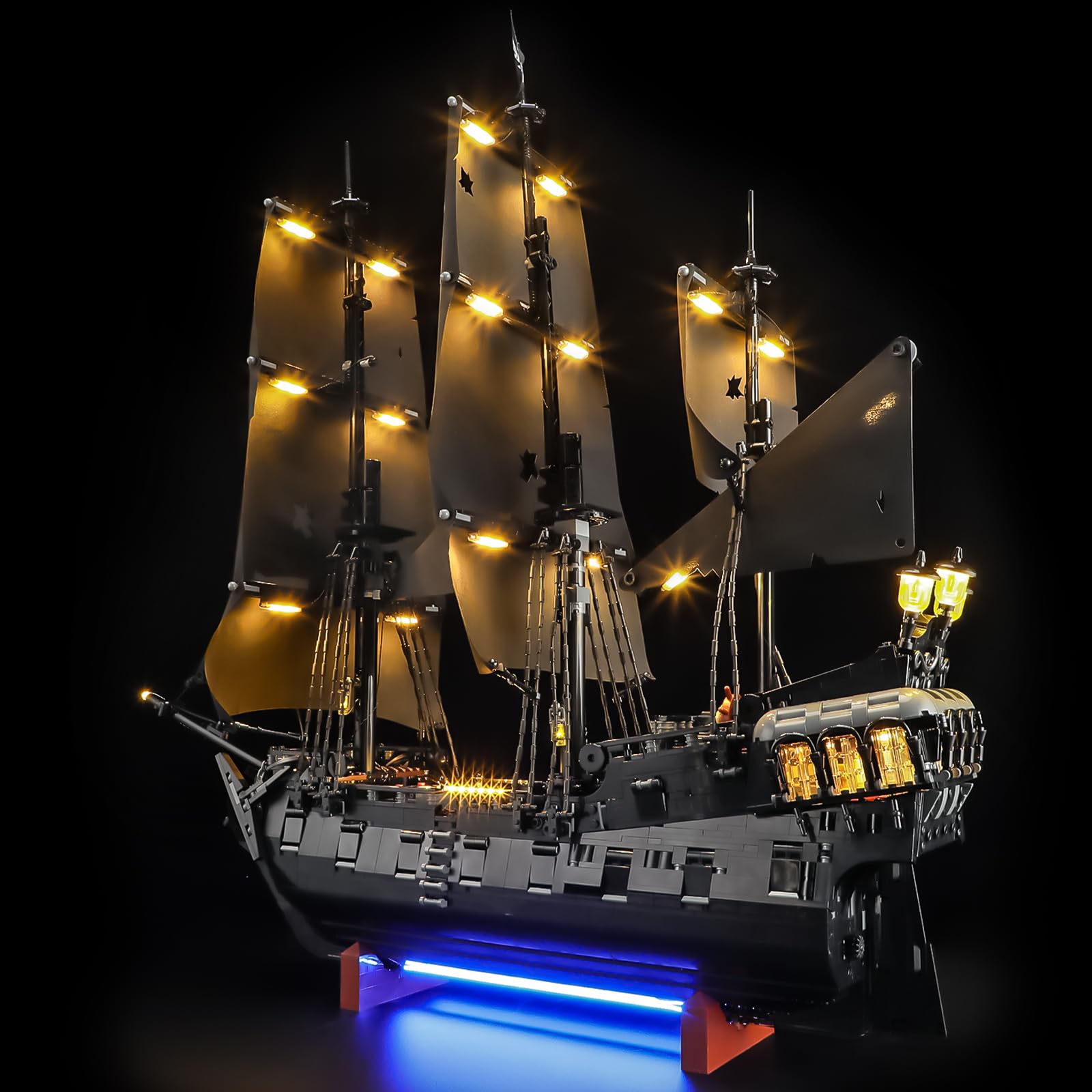 BRIKSMAX 2.0 Light Kit Compatible with Lego Icons Captain Jack Sparrow's Pirate Ship 10365 Building Sets- LED Lighting Kits (Accessories Only), Cable-Hiding Tech for Display, Gifts & Collectors