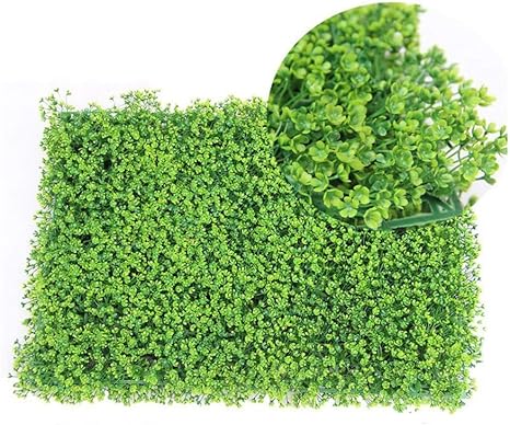 Amazon Xiaolin 人工ヘッジパネル 緑化植物プライバシーフェンスホームガーデン屋外ウォールパーティー結婚式の装飾 Color 03 造花 オンライン通販