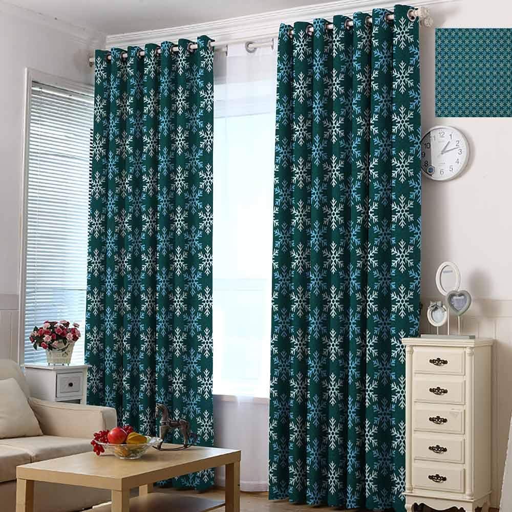Hengshu - Cortinas opacas 99% diseño geométrico de motivos simétricos