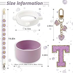 Silicone Boot Cute Monogram Set Compatible with