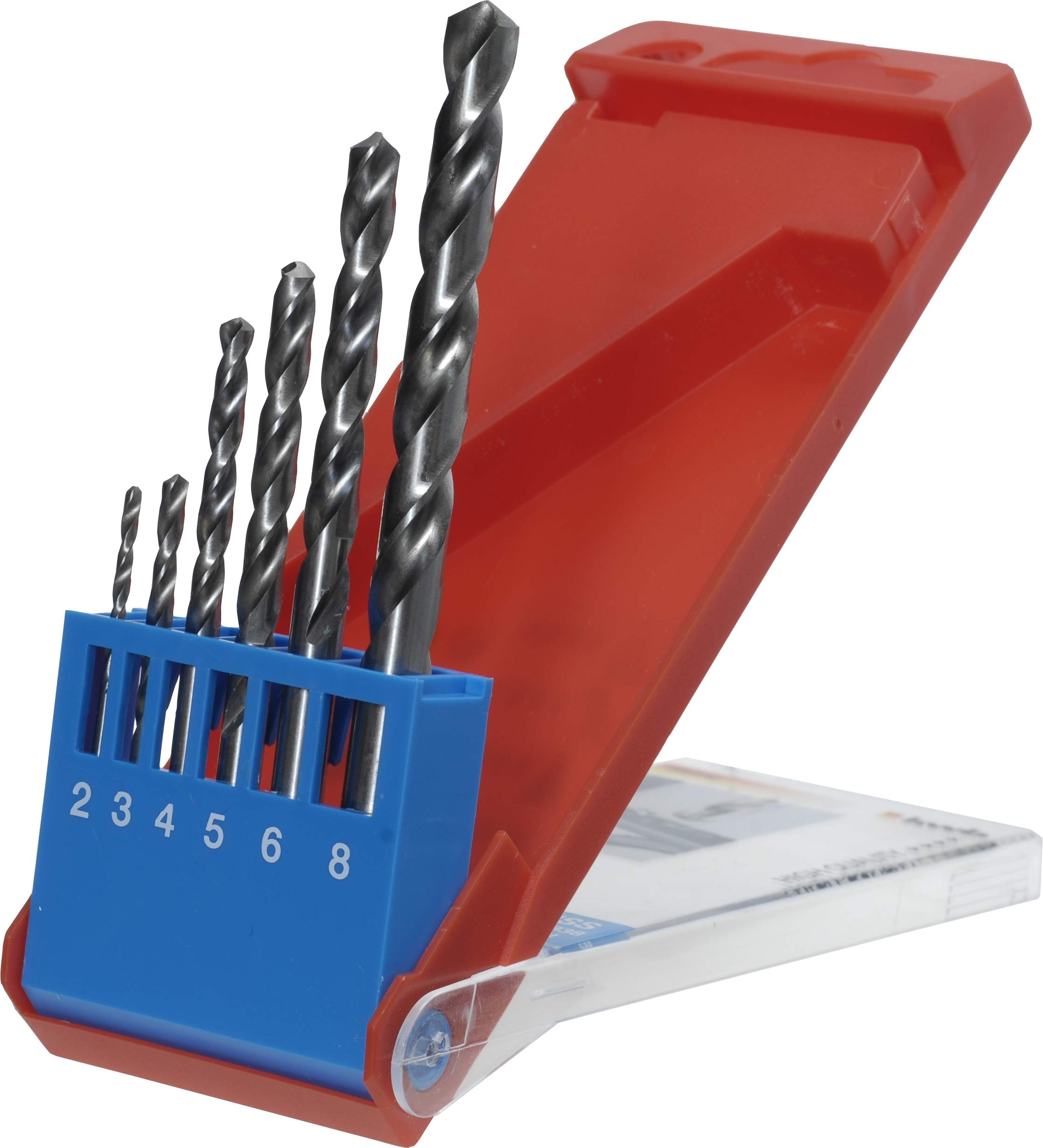 KWB 49205540 8 mm HSS Precision Ground Twist Drill Set (6-Piece) โ image 1