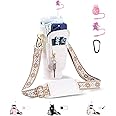 SWANSWIFT Upgraded Stanley Cup Carrier Bag Accessories for 30oz/40oz with Phone Pocket Tumbler Water Bottle Holder with Adjustable Strap with 2 Straw Covers &1 Carabiner