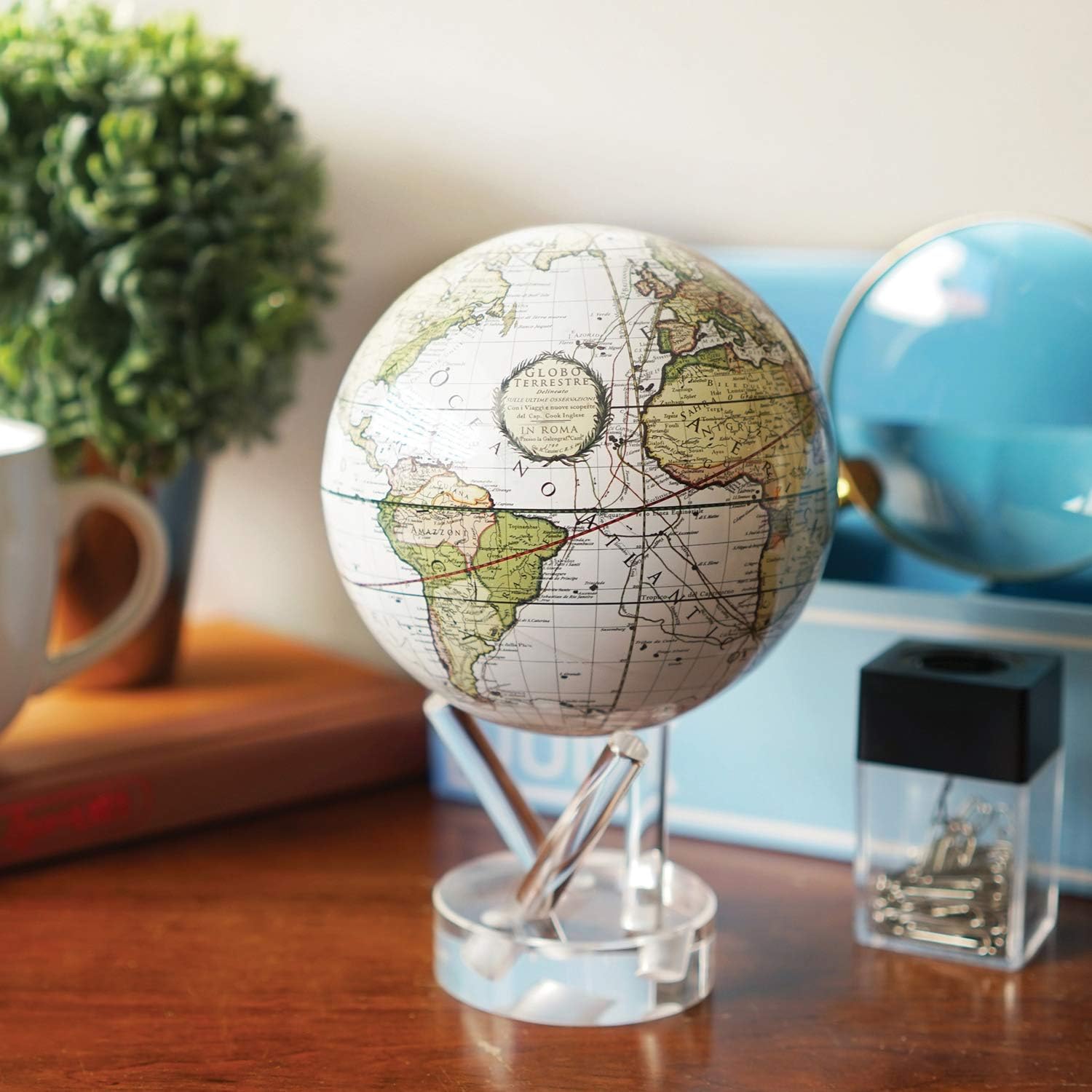 MOVA Globe - Antique Cassini White Signature (6") - Image 4