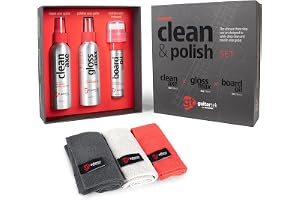GuitarTek by StewMac Complete Clean + Polish Set, Guitar Cleaner, Gloss Polish & Fretboard Conditioning Oil Kit, Includes 3 Microfiber Cloths, Complete Guitar Care System