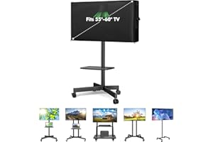 TWAKAP 55-60"Outdoor TV Cover for Mobile TV Cart,Outdoor TV Stand Weatherproof Cover Fits Universal TV Stand,Waterproof & Dustproof tv cover for outside rolling tv stand .Only Cover,No television stands